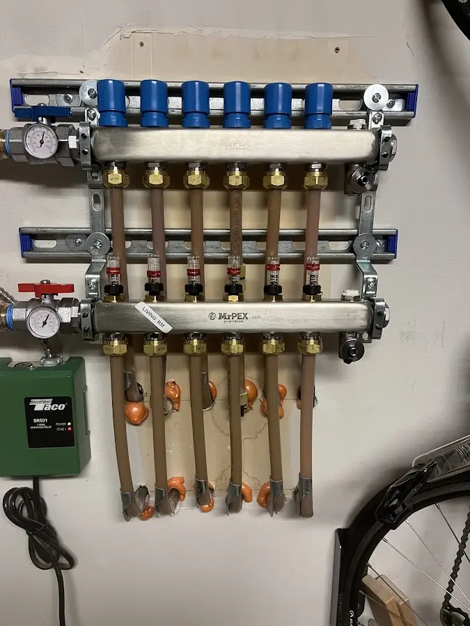 Plumber performing Leak Detection at a residential property in Rolling Meadows